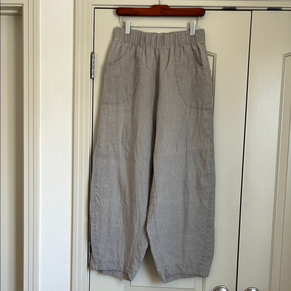 Flax Seamly Linen Pants EUC
